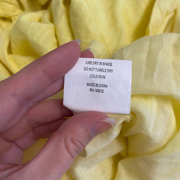 Hello Molly NWT Yummy Love Dress In Yellow Women’s‎ Size L Summer Party - Picture 9 of 9